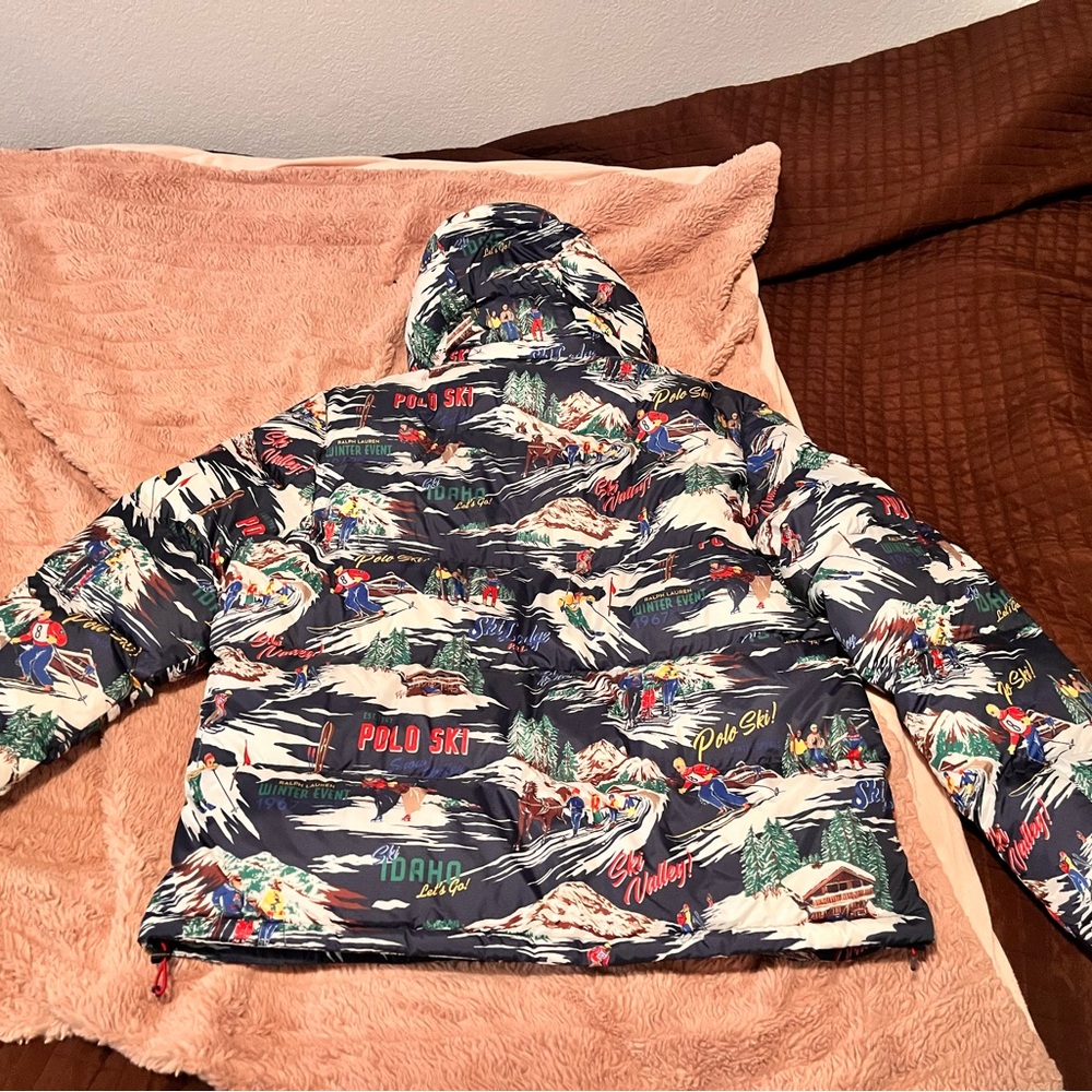 Ralph Lauren Men's Vibrant Patterned Puffer Jacket